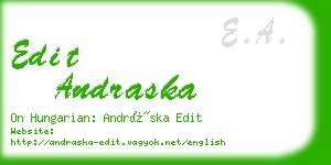 edit andraska business card